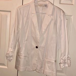 White Summer Blazer